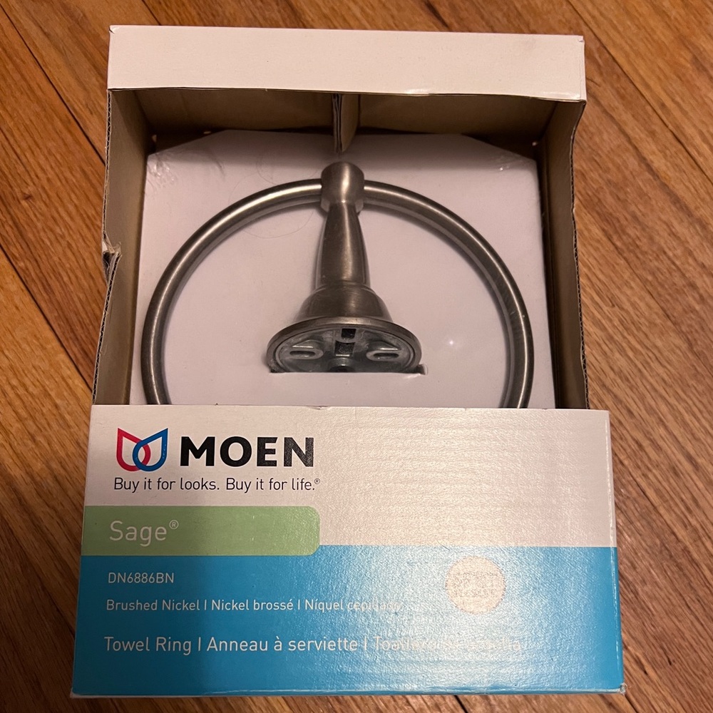 Moen Sage line towel ring
